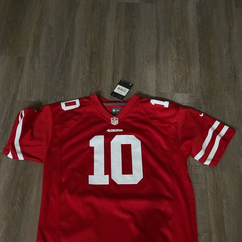2 jimmy g jerseys including color rush jersey